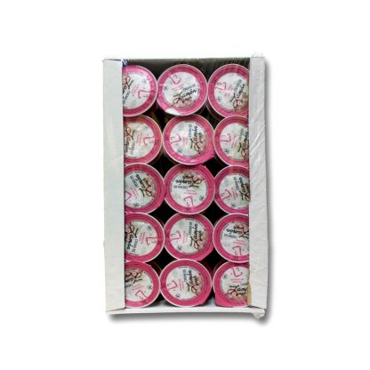 Tarrinas monodosis de crema de York, en formato monodosis de 25 gr, ideales para desayunos en hostelería o uso personal. Estuche con 30 monodosis.